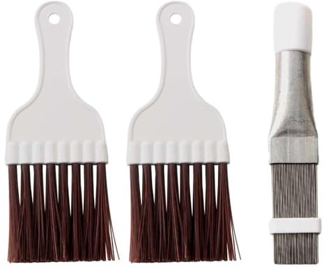 6 Pack Air Conditioner Condenser Blade Comb, Condenser Cleaning Comb, Air Conditioning Slat Comb, Cleaning Whisk Brush, Air Conditioner Comb for Cleaning Air Conditioner, Refrigerators