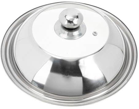 MUCKLILY Visible Lid for Kitchen Pot Stainless Steel Cover Pot Cover Must-have Kitchen Gadget