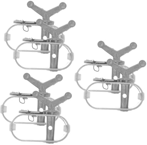 YARNOW 6 Pièces Tendeur De Fil Mini Serrer Extracteur Trousse Tendeur à Usage Intensif Piscine Tire-Fil Treuil Manuel Rochet Tendeur De Câble Métallique Lourd Acier A3