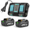 2 batterie da 5,5 Ah e 2 porte caricabatterie per Makita LXT, ASUNCELL 18 V DC18RC, set per Makita compatibile con tutte le batterie agli ioni di litio Makita 14,4 V-18 V BL1815 BL1830 BL1850 BL1430