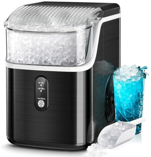 Máquina para fabricar hielo portátil BBCBBZ con máquina para fabricar hielo en pellets y hielo picado Máquina para fabricar hielo portátil para encimera Máquina para fabricar hielo eléctrica para en