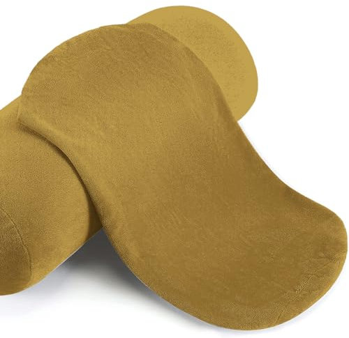 UICMNSI Zylindrisches Nackenrollebezug 15x40/15x50/20x60 - Samt Bezug for Rohrkissen Bequemes Multifunktional (Nacken, Beine, Rücken, Bett, Yoga) Abnehmbar Kissenrolle Rollenkissen(@5,15x60cm6x24in)
