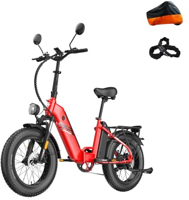 Fafrees FF20 Polar Fatbike E-Bike für Herren & Damen | 20 Zoll Klapprad | 48V 12Ah*2 Akku | 65N.m Motor, 150kg Tragfähigkeit | 170KM Reichweite