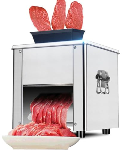 Macchina Commerciale, affettatrice per Carne, affettatrice elettrica per Carne, Macchina per Tagliare e sminuzzare la Carne, 850 W, con Lama in Acciaio Inossidabile per Uso domesti