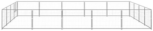 Eleganz Hundezwinger aus Stahl 20 m² – Robuster Metallkäfig für Hunde im Freien, Sicherer Auslauf für große Hunde, Wetterfest und langlebig