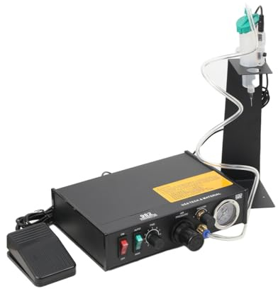 Glue Dispenser Machine Halbautomatische Dosiermaschine 20W 220V hochpräzise Dosiergeräte für Silikon, Schnellkleber und Mehr