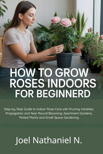 How to Grow Roses Indoors for Beginners: Step-by-Step Guide to Indoor Rose Care with Pruning Varieties, Propagation and Year-Round Blooming: Apartment Gardens, Potted Plants and Small Space Gardening
