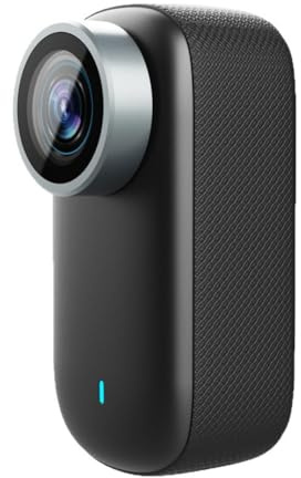 Yzzthumss Mini WiFi 4K Telecamera A Filo per Esterni Monitoraggio Animali Domestici Obiettivo Grandangolare per Biciclette Moto - per Gatto Cane 128G