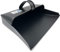 Recogedor Plegable Diseño Tradicional con Capucha Metálica Grande y Mango - Recogedor de Limpieza Adecuada para Residuos Calientes - 10 mm de Ancho Hecho por The Dustpan and Brush Store