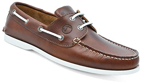 Chaussures Bateau Homme Seajure Silistar Cuir Marron (numeric_46)