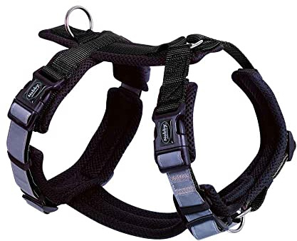 Nobby Geschirr Daily Walk Comfort, schwarz, L: Brust: 42-58 cm, Bauch: 63-86 cm, 1 Stück
