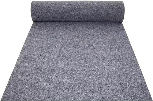 DIVINA HOME Tappeto moquette guida passatoia per interno esterno Grigia H 1 x 30 mt