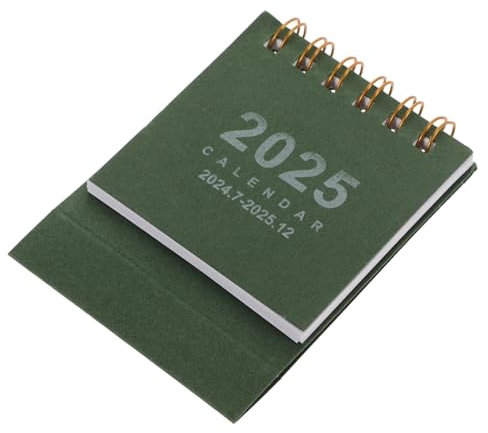 SEWACC Schreibtischkalender 2025 Über Mini-kalender Für Home Office Dekorativer Spiralkalenderständer