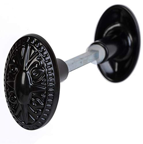 Bouton Double Décor KLOSE besser fonte d'aluminium ,tige carré de 6 mm