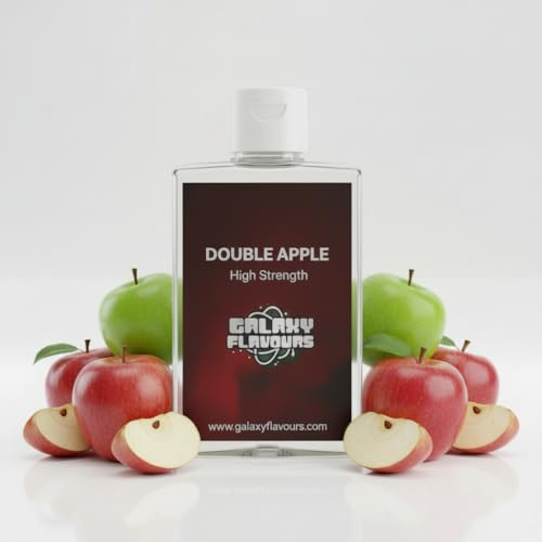 Aceites aromatizantes para alimentos, botellas de 100 ml, aceite concentrado para hornear, cocinar, cosméticos, extracto de aceite aromatizante para brillo labial, bebidas y jabón (doble manzana)