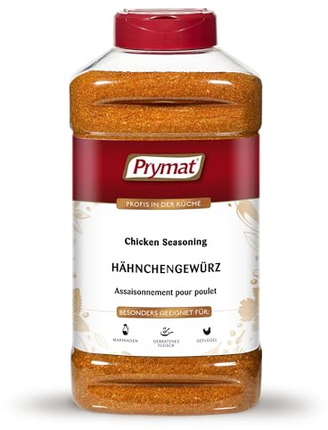 Prymat Hähnchen-Gewürzsalz – für knuspriges Geflügel & Wings, 1100 g | Ideal für Chicken Wings, Hähnchen, Gans und Broiler – würziger Geschmack in Profi-Qualität