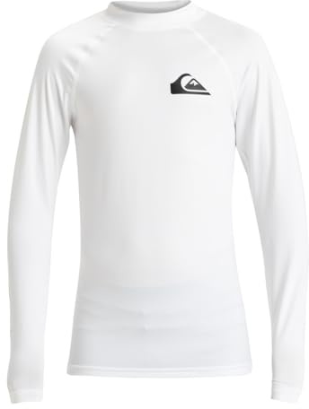 Quiksilver Everyday - Langärmliges Surf-T-Shirt mit UPF 50 für Jungen 8-16 Weiß