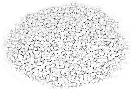 Supporti di riempimento per burattatura in ceramica, pellet di ceramica lucidatura materiale abrasivo non abrasivo strumento per la creazione di gioielli per burattatura di piccole rocce
