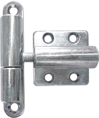 Connex DYB2006261 - Cerniere per porta, 83 x 15 x 40 mm, regolabili, zincate, cerniere per porta, cerniere flessibili, ferramenta per cancello