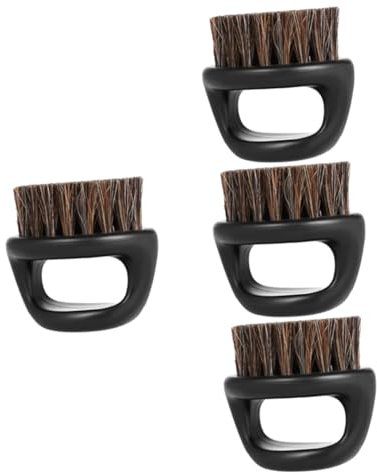 minkissy 4stücke Bartbürste Wildschweinborsten Ergonomisches Design Für Pflege Von Und Schnurrbart Für Friseursalons Und Hausgebrauch Und Tragbar
