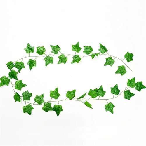 Plante Artificielle Tombante Guirlande de Feuilles de Lierre artificielles, 36 pièces, 1 pièce, 2.3M, décoration de Maison, Plantes de Vigne, Faux Feuillage, Fleurs, Couronne de Lierre Vert Rampant (