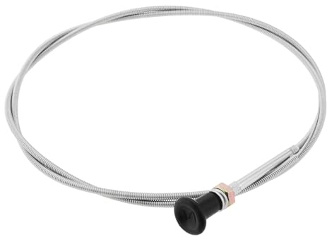 Be In Your Mind 160 Cm de Cable de Control Del Estrangulador de Empuje Y Tracción Del Carburador Universal Trazo de 50 Mm para Tractores de Césped Go-Karts Coches Clásicos Quitanieves