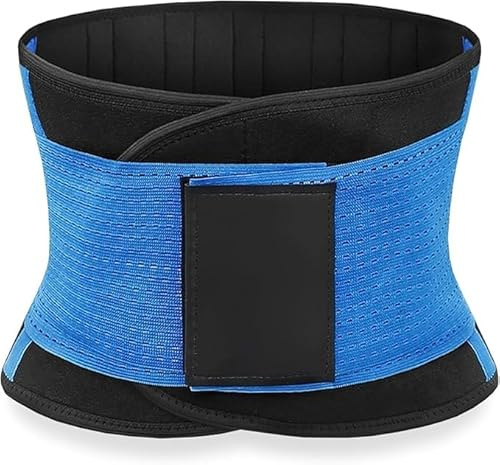 ATEK Waist Trainer Belt, Adjustable Sweat Belt for Weight Loss Women & Men, Belly Belt Fat Burner, Back Lumbar Support Belt, Slimming Body Shaper for Sciatica Nerve, Scoliosis, Disc or Lifting at Work