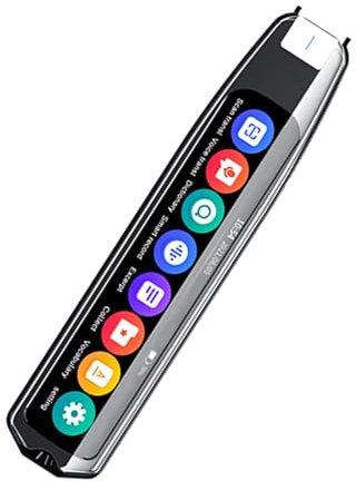 Fafeicy Bolígrafo Inteligente para Traducción Multilingüe, Bolígrafo Traductor, Traducción en Línea y Fuera de Línea, Diccionario, Compatible con 113 Idiomas, Amplio Vocabulario en Inglés