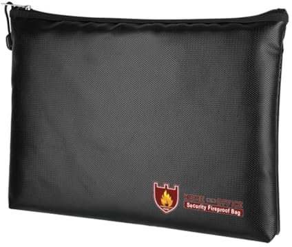 Maciun Wasserdichte Dokumententasche – wasserdichte Dokumententasche, wasserabweisende Aufbewahrungstasche, 34,4 x 26,7 cm, feuerfeste Geldtasche für Bargeld, halten Sie Ihre Dokumente sicher