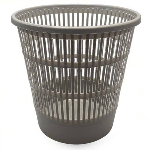 Sicignano | Cestino Gettacarta in Plastica Resistente – Diametro 32 cm, Colori Assortiti, Design Versatile per Casa e Ufficio (1)