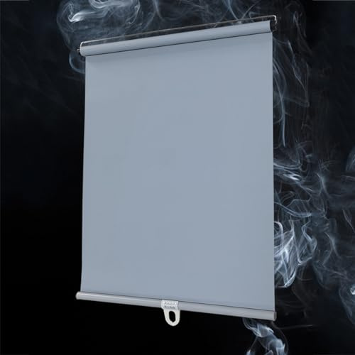 Blackout Roller Blind Without Drilling Spring Loaded Roller Blind with Thermal Insulation Retractable Sunshade Blinds for Windows Office Width X Height (130cm x 150cm)