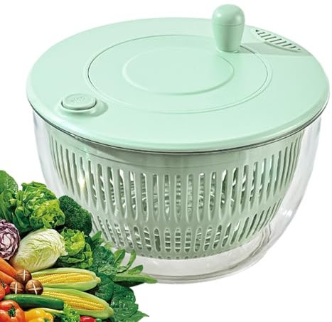 Vegetable Spinner | Washer Dryer Counter Pumper Pump, Vegetable Dryer Grater Dryer, Pump Spinner, Multifunctional Kitchen Gadget, Transparent Design For Fresh And Clean Salad