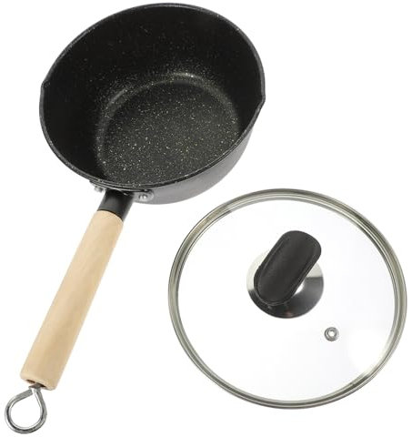 GALPADA Steintopf Mit Deckel Robuster Milchtopf Aus Medizinischem Stein Schmortopf Für Babynahrung Und Suppen