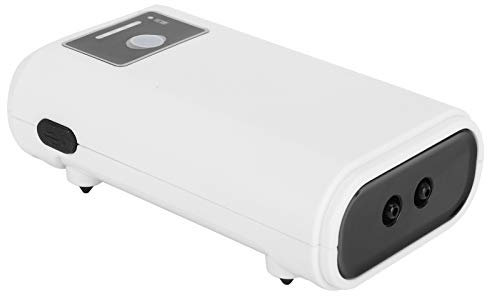SUNGOOYUE Einzelauslass Sauerstoffpumpe mit Stromanzeige für Aquariumluftpumpe USB -Lademodus (ZY-N12-USB-Lithium-Batterie-Luftpumpe-Double-Loch)