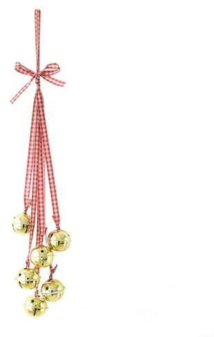 Campanas de hierro hechas a mano para colgar en la pared, decoración tradicional escocesa, campanillas de viento de metal con juego de cadena larga (45 cm)