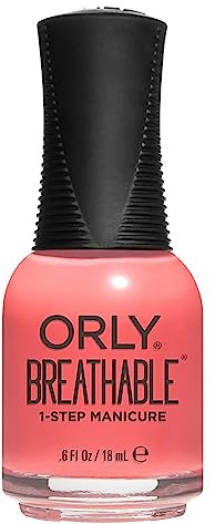 ORLYBeauty Breathable 18 ml | Nail Superfood | Farbton Koralle | Nagellack | Nagelpflege | Starke & Schöne Nägel | Lange Haltbarkeit | Maniküre
