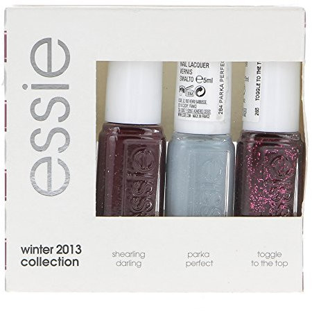essie Winterset 2013, mini Nagellacke, 3er Pack (3 x 5 ml)