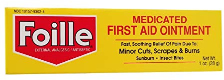 Foille Medicated First Aid Ointment 1 Oz (Pack of 2)