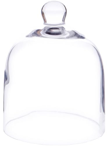 Plymor 5 x 6 Bell Jar Glass Display Dome Cloche (Interior Size 4.75 x 4.5)