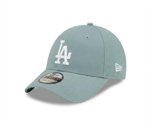 New Era Los Angeles Dodgers MLB League Essential Teal 9Forty Adjustable Cap - One-Size
