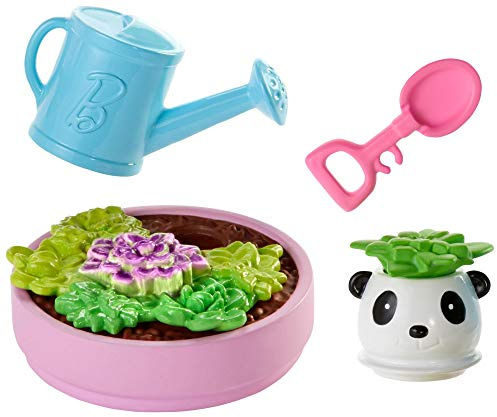Barbie Accessory Pack, 4 Pieces, with Planter and Succulent Accessories