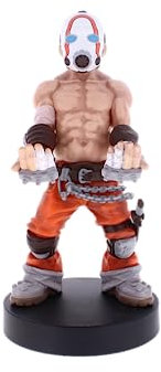 Cableguys Boderlands Figurine Gaming Psycho - Support pour Manette ou Smartphone - Câble USB Inclus - 20 cm