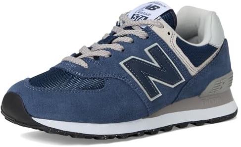 New Balance Women's 574 Core Sneaker, NB Navy/NB White, 9 B