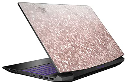 Head Case Designs Officially Licensed Nature Magick Sparkling Rose Gold 2 Rose Gold Marble Glitter Vinyl Sticker Skin Decal Cover Compatible with HP Pavilion 15.6 15-dk0047TX
