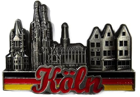 Souvenir Magnet Köln 4 x 6 cm Kölner Dom Deko GCG 1801470