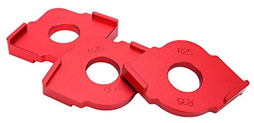 Modello di Fresatrice Modello di Fresatrice Jig Modelli di Fresatrice Per Raggio Set di Modelli di Fresatrice Radiosa Strumento di Misurazione del Raccordo Per La Lavorazione del Legno