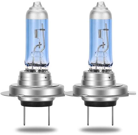 Briteye H7 Halogen Lampen 4300K Gelblich Weißes Licht 12V 55W Scheinwerferlampe mit E Prüfzeichen (2 Stücke)