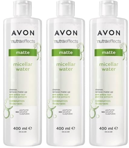 3 x Nutra Effects Matte Micellar Water – 400ml