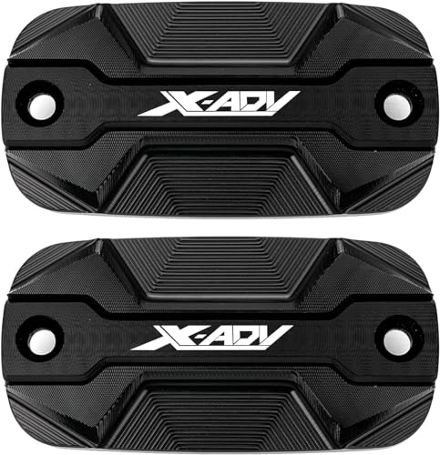 ZESIDIMO Accesorios de motocicleta para Hon-da XADV 750 300 1000 X-ADV 2017-2021 2022 2023 2024 Tapa de depósito de líquido de frenos delanteros (Negro)