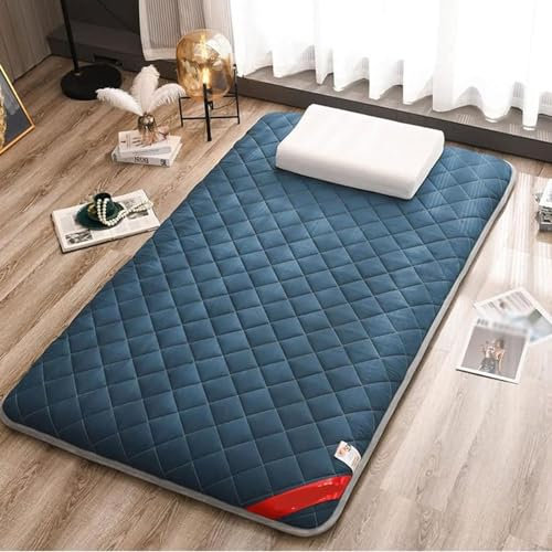 LXBche Futonmatratze, japanischer Futon, Faltbare Rollmatratze, Thai-Massage-Bett, tragbare Schlafmatte für Schlafsäle, Tatami-Bodenmatte Schlafmatte für Boden(Color:1,Size:1.0X2.0m)